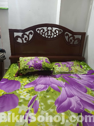 সেমি বক্স খাট,ওয়্যারড্রোপ,ডায়নিং টেবিল,চেয়ার ৪ পিস,কিচেন রেক